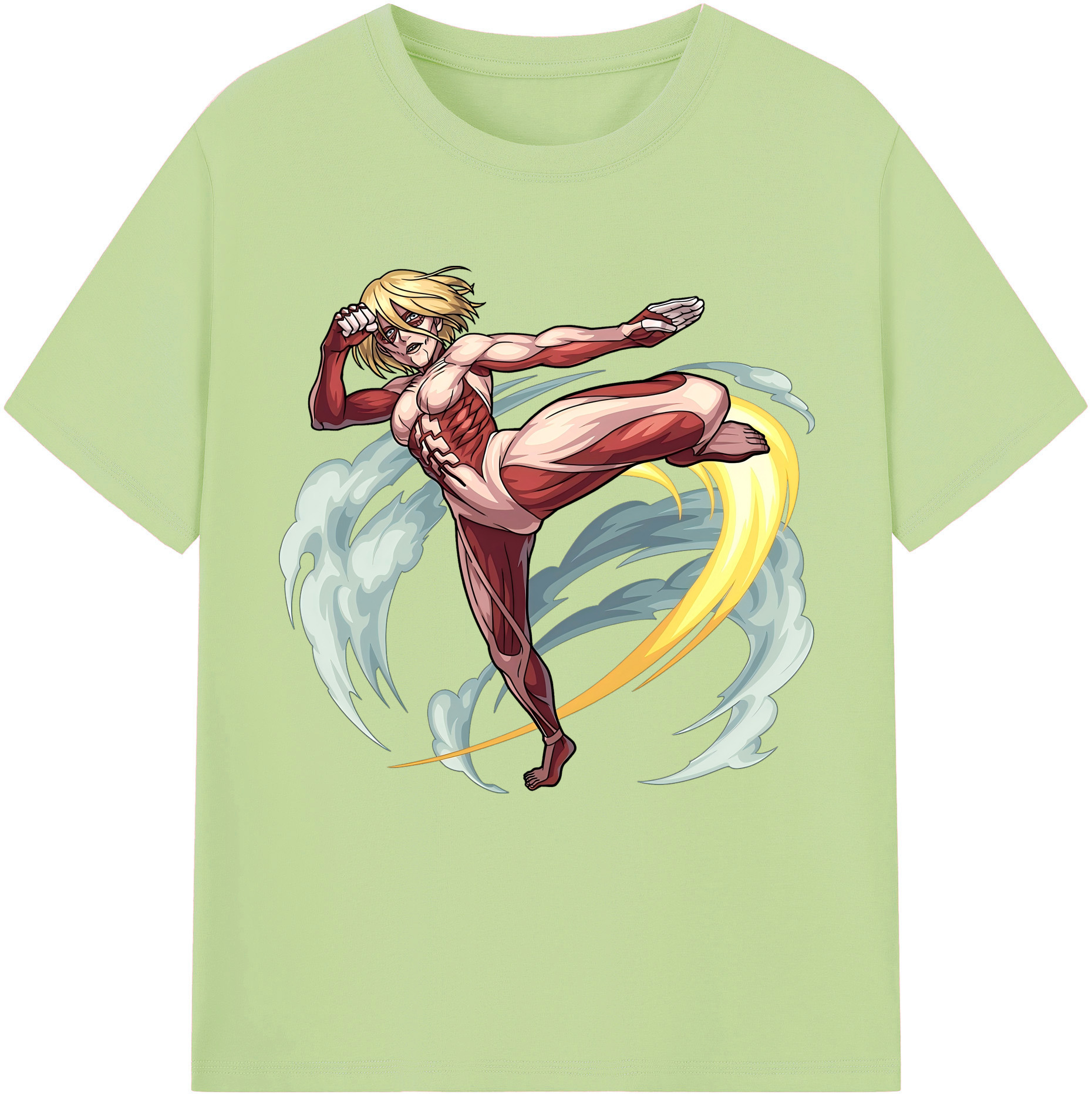（画像用） 進撃の巨人 Attack on Titan 綿100％半袖Tシャツ（フロントプリント）